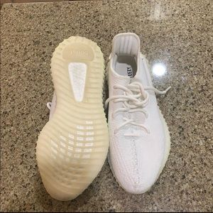 White yeezys